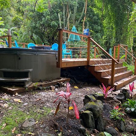 Cozy Jungle Boat Hideaway With Stunning Ocean View Villa Kealakekua Bagian luar foto