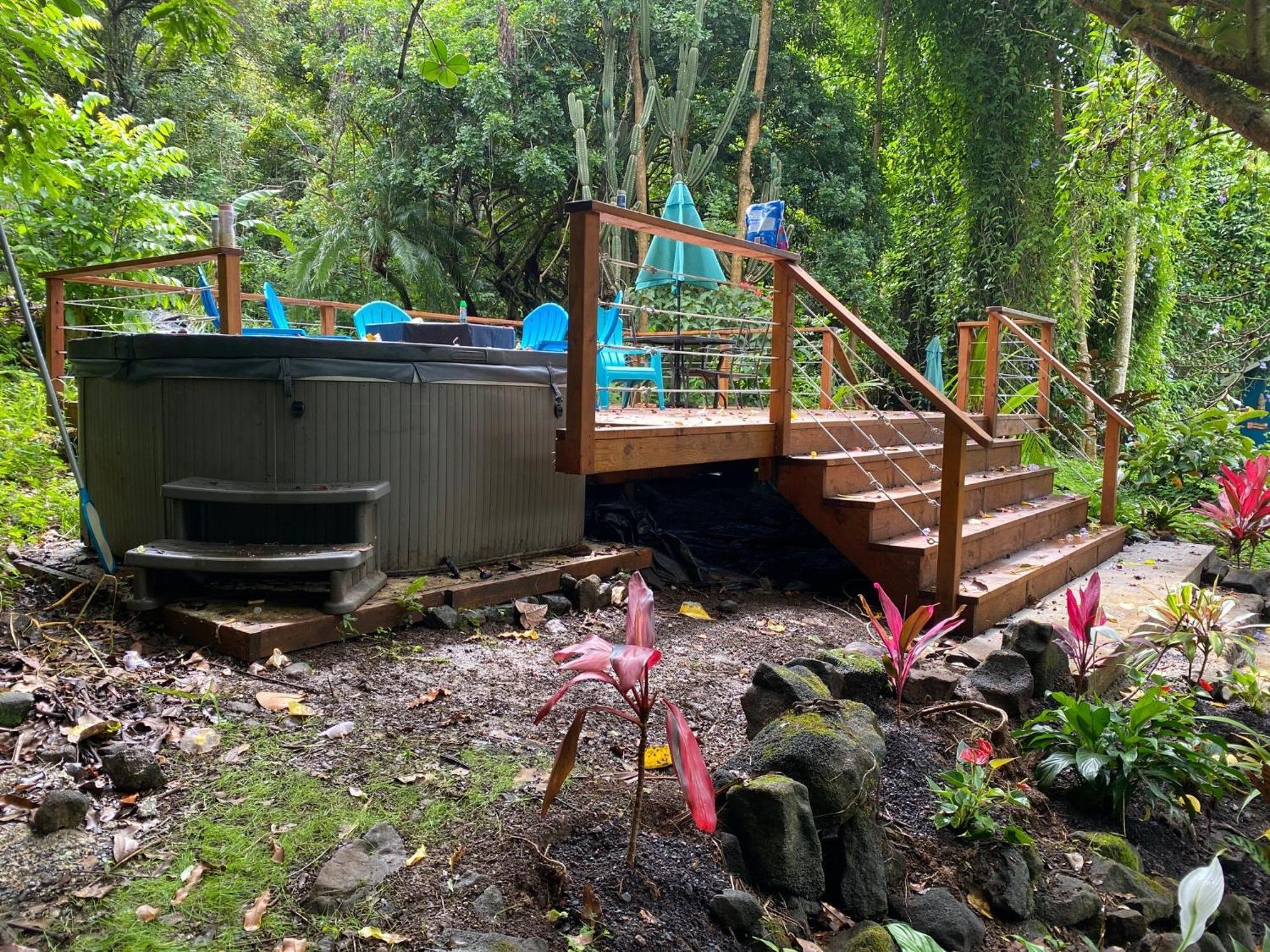 Cozy Jungle Boat Hideaway With Stunning Ocean View Villa Kealakekua Bagian luar foto